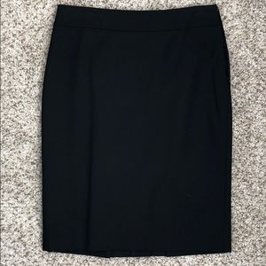 Black pencil skirt